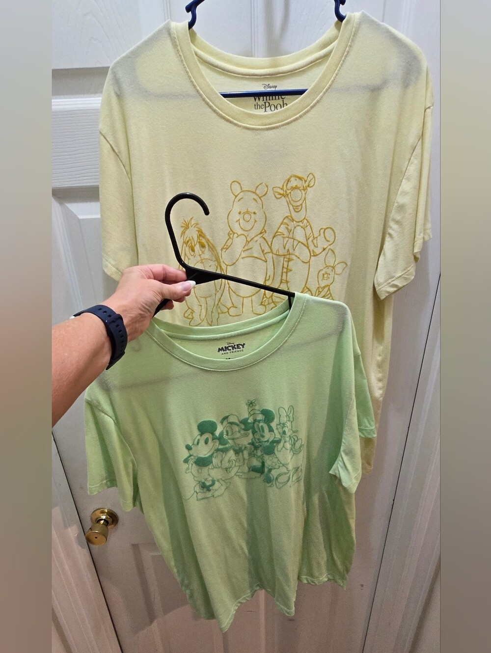 2 Disney-Winnie the Pooh and Mickey Shirts XXL